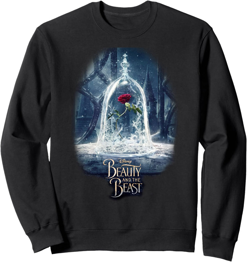 Disney Beauty And The Beast Rose Poster Sweatshirt