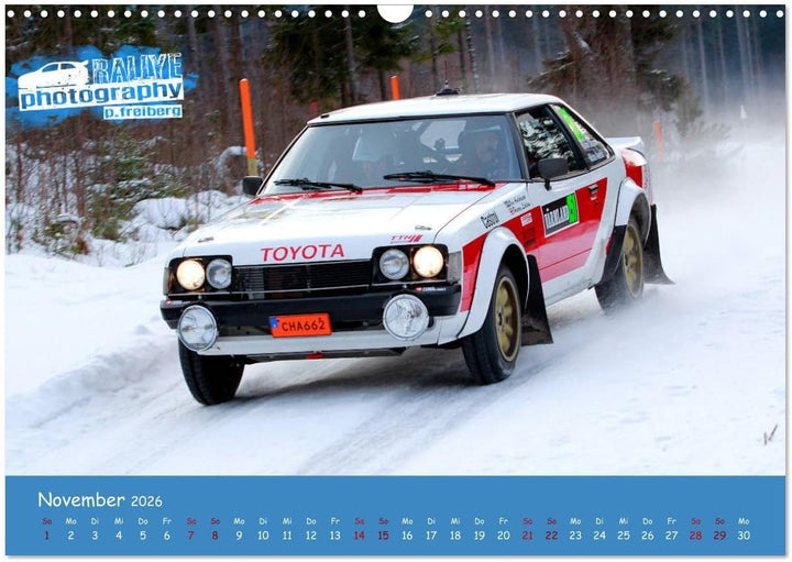 WRC Schweden White Open 2026 (Wandkalender 2026 DIN A3 quer), CALVENDO Monatskalender: Impressionen