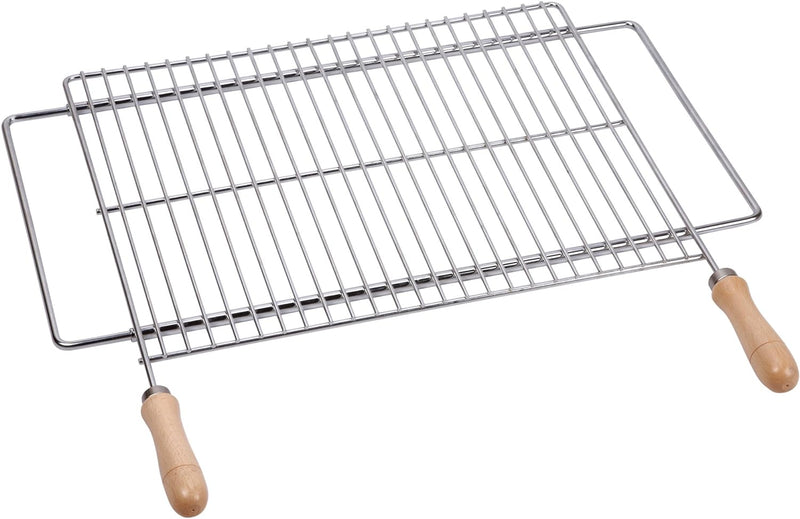 Sauvic 02815-Ausziehbarer Grillrost aus 304 Edelstahl 63.5x62.5x3 cm