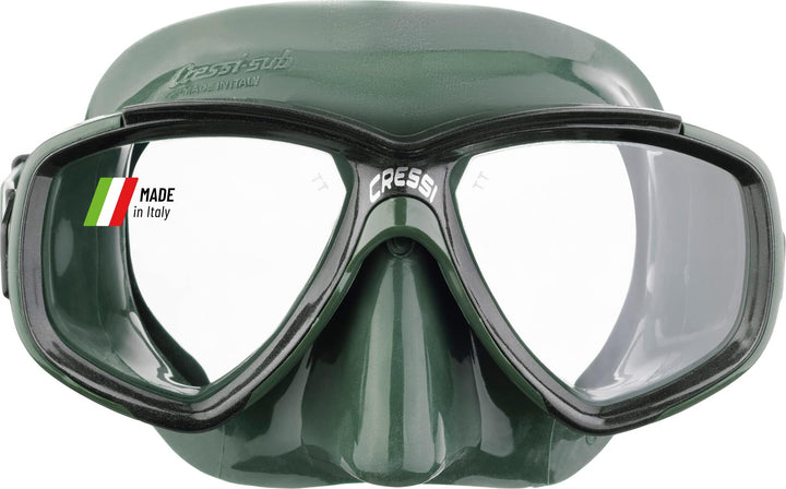 CRESSI Perla - Einzelne Maske oder Combi Set Maske + Schnorchel zum Tauchen und Schnorcheln, Einheit