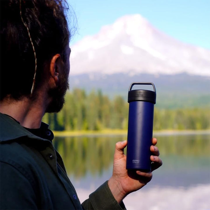 Espro P0 Ultralight Travel Coffee Press - Aegean Blue