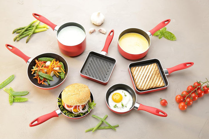 Tescoma kleine Grillpfanne PRESTO MINI 14 x 14 cm Mini-Grillpfanne 14x14 cm, Mini-Grillpfanne 14x14