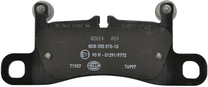 HELLA PAGID 8DB 355 015-101 Bremsbelagsatz - T1937 - Dicke/Stärke: 17.2mm - Bremssystem: Brembo - fü