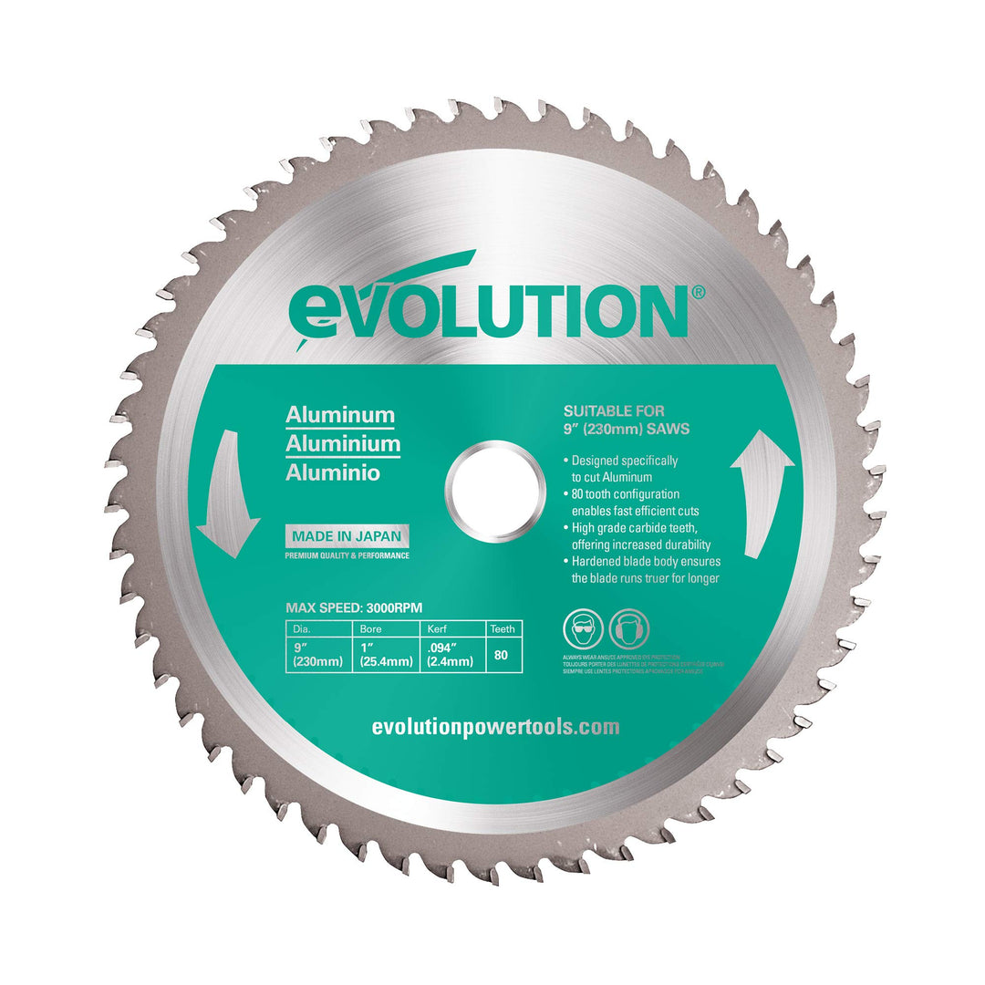 Evolution Evoblade 230 AL Kreissägeblatt für Aluminium, Wolframcarbid (TCT), 230 mm