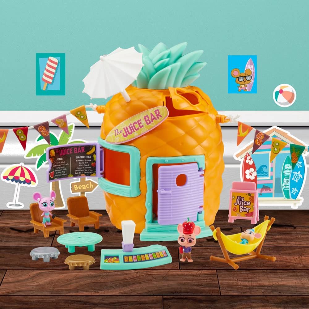 Millie and Friends Maus in The House CO07395 Playset Bar Säfte Pineapple Spielzeug, Sammelspielzeug,