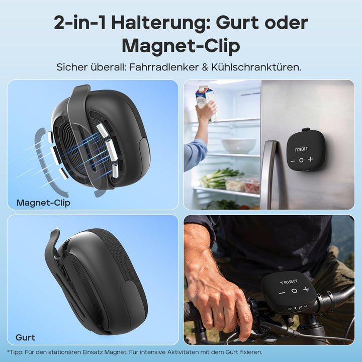 Tribit StormBox Micro 3 Bluetooth Lautsprecher mit 13W XBass Sound, Bluetooth 6.0, 24 Std., IP68 Was