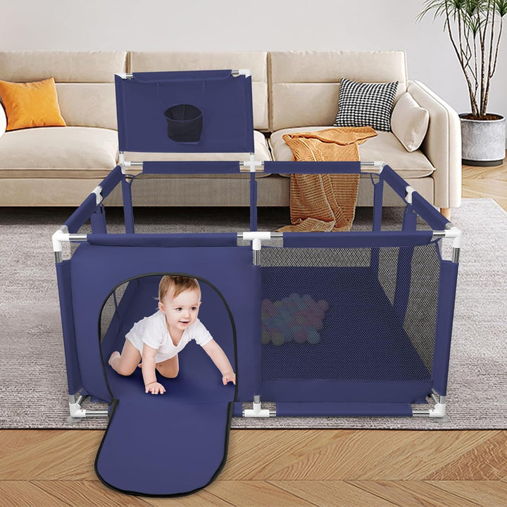 Laufstall Baby, Indoor &amp; Outdoor Laufgitter Baby Grosse xxl Sicherheitsspielplatz Schutzgitter für K