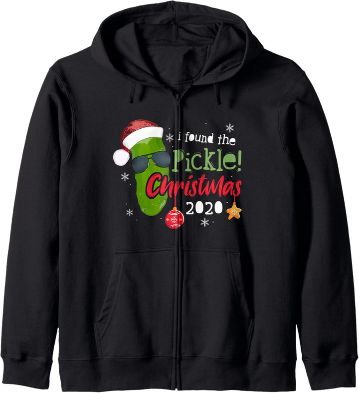 Ich fand die Gurke Weihnachten 2020 - Lustige Feiertage Kapuzenjacke