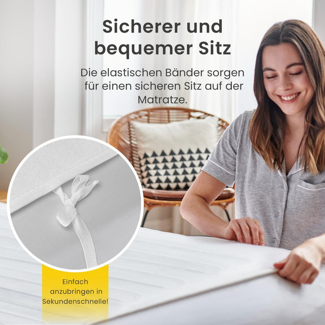 Cosi Home Wärmeunterbett - 150x80cm Premium Wärme-Unterbett mit integriertem Sicherheitssystem und Ü
