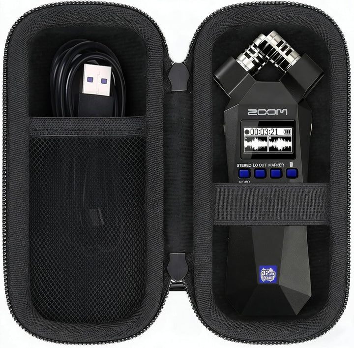 co2CREA Hart Reise Schutz Hülle Etui Tasche für Zoom H1essential 32-Bit Handy Recorder, Nur Hülle