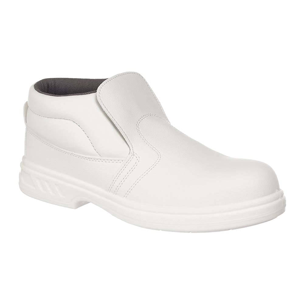 Portwest Steelite Schlupf-Sicherheitsstiefel S2, Grösse: 34, Farbe: Weiss, FW83WHR34 34 EU Weiss, 34