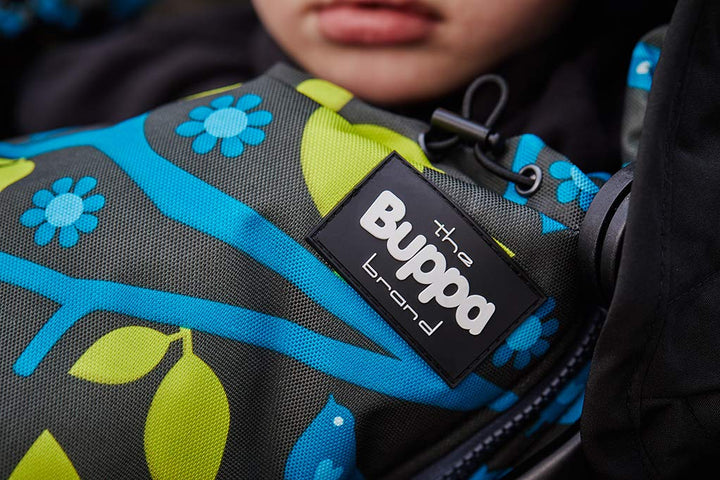 The Buppa Brand 9A110101 Universeller WinterFusssack für Kinderwagen Foxy, schwarz