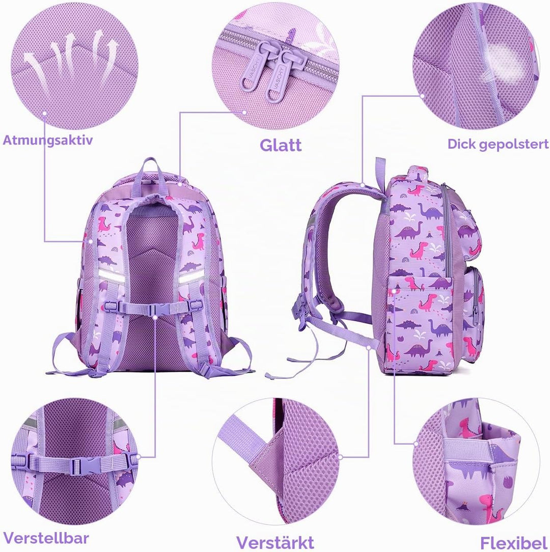 VASCHY Kinderrucksack, Niedlich Wasserabweisend 12L Vorschule Kinder Rucksack Kindergartenrucksack S