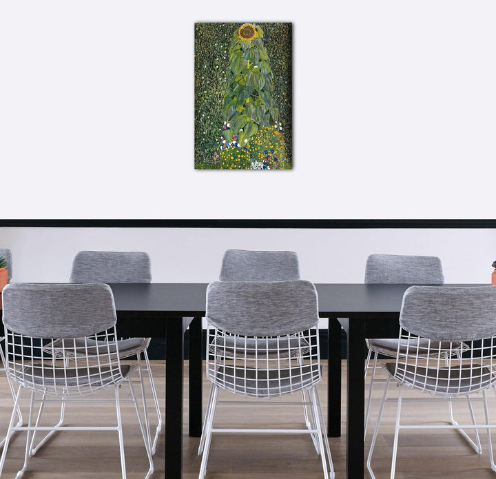 Leinwand (60x80cm): Gustav Klimt - Die Sonnenblume (1907) 60x80 cm, 60x80 cm