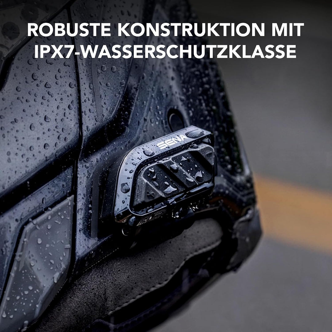 Sena Spider X Slim Mesh Intercom Motorrad-Headset-Kommunikationssystem Einzelpackung, Einzelpackung