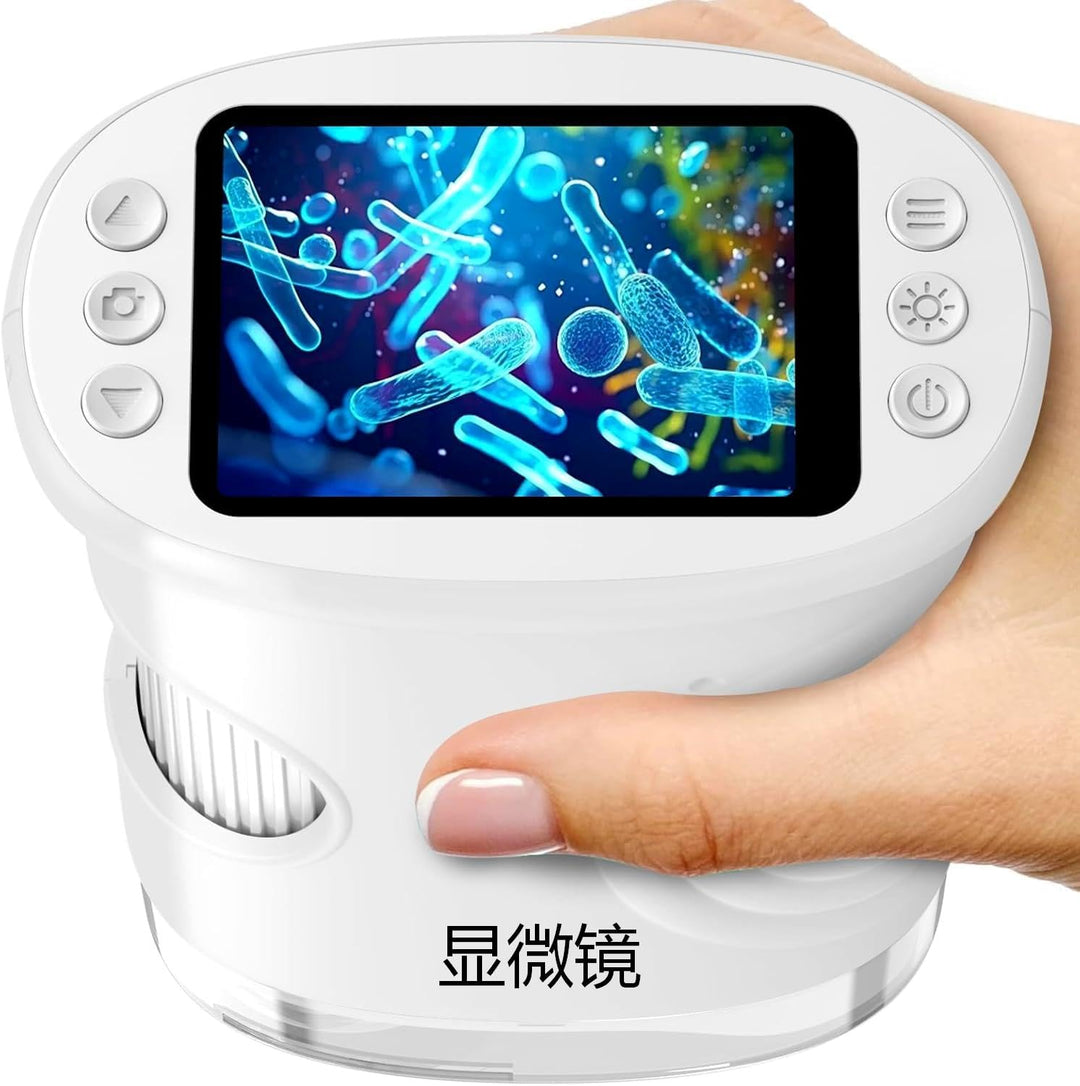 1000x Mikroskop für Kinder Handheld Digitales, Kinder Mikroskop mit 2,0&