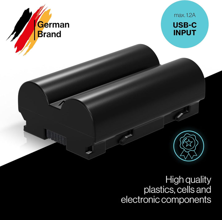 PATONA Platinum NP-W235 Akku 2600mAh USB-C Input kompatibel mit Fuji Fujifilm GFX-50s II GFX-100S GF