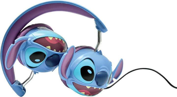 Lexibook, Disney Stitch, Stitch 3D kabelgebundene Stereo-Kopfhörer, Faltbar, Begrenzte Lautstärke, H