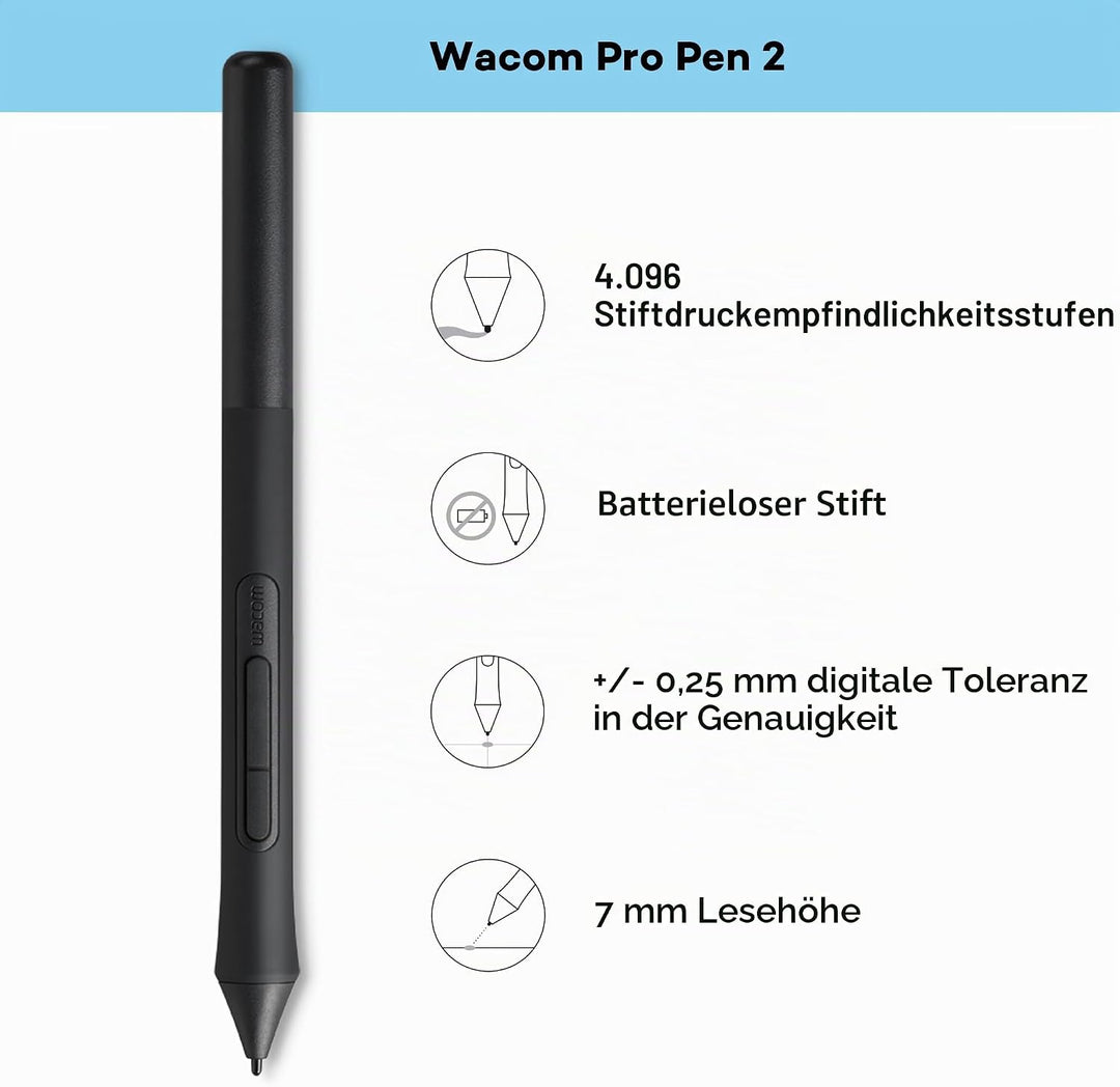 Wacom CTL-4100WLK-S Grafiktabletts, schwarz Schwarz S Tablet mit Bluetooth, Schwarz S Tablet mit Blu