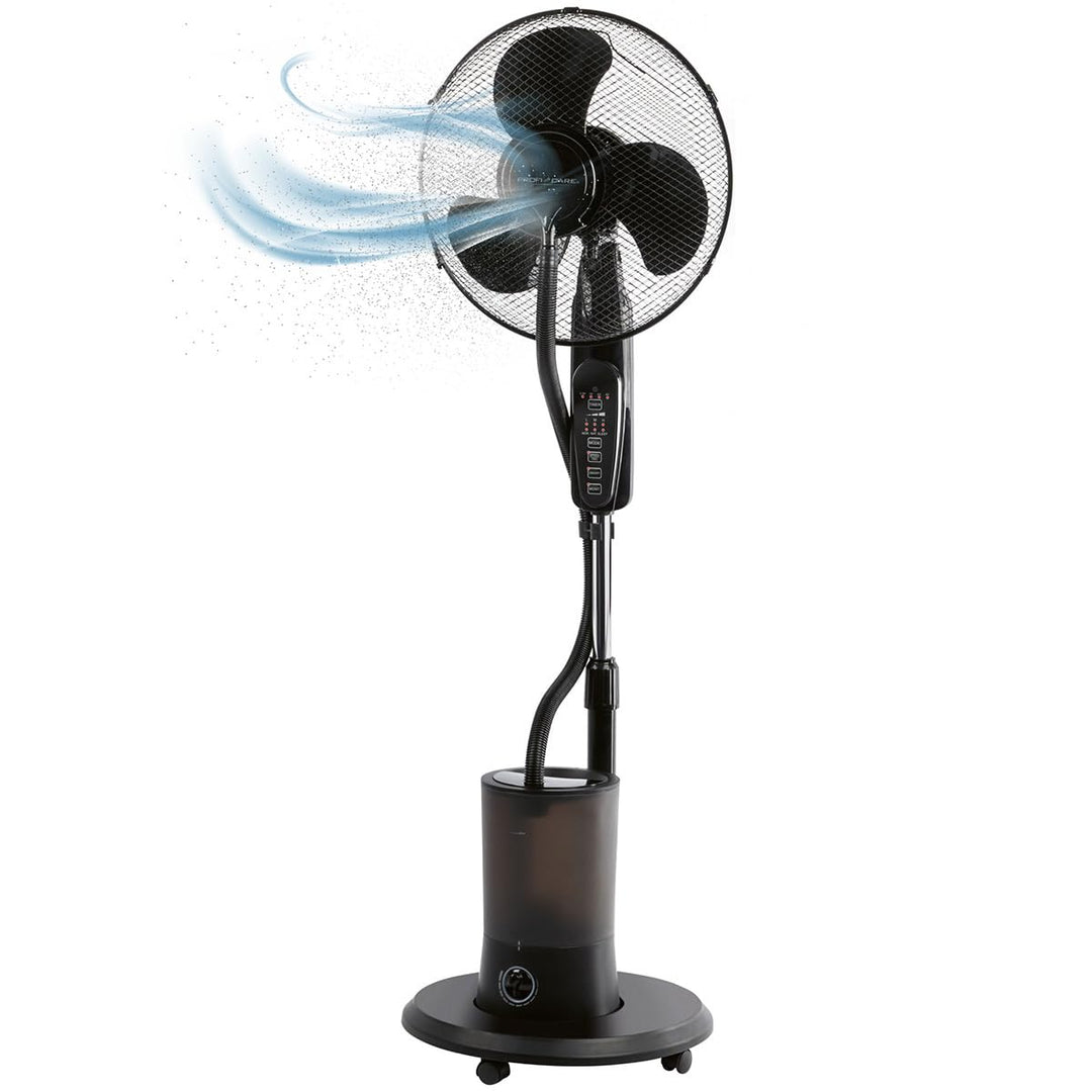 ProfiCare® Ventilator leise mit Luftbefeuchter | Schwenkfunktion | Höhe und Winkel verstellbar | 3 S