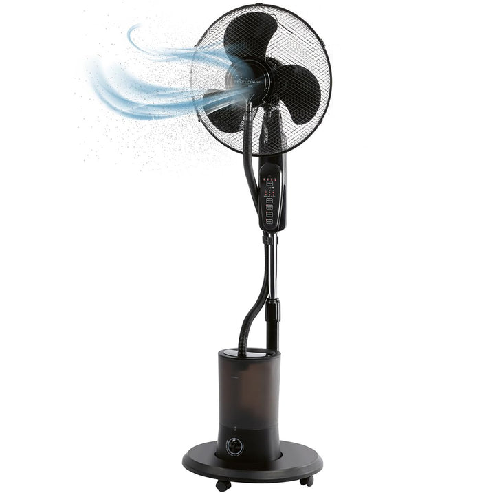 ProfiCare® Ventilator leise mit Luftbefeuchter | Schwenkfunktion | Höhe und Winkel verstellbar | 3 S