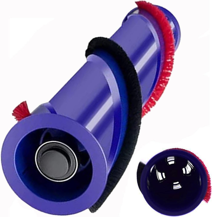 HUAYUWA Ersatz-Bürstenrolle für Teppichbürsten, Reinigungswalze (4-Zinken-Antrieb, d=45 mm), passend