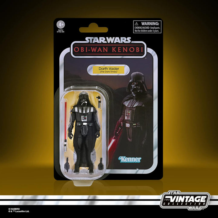 Star Wars Hasbro The Vintage Collection Darth Vader (The Dark Times), 9,5 cm grosse Figur Obi-Wan Ke