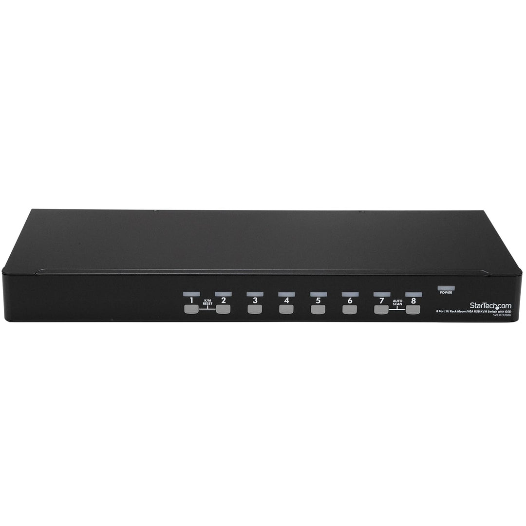 StarTech.com 8-Port USB KVM Switch-Set mit OSD und Kabeln Rackmontierbar 8 Port VGA USB – Kabel im L