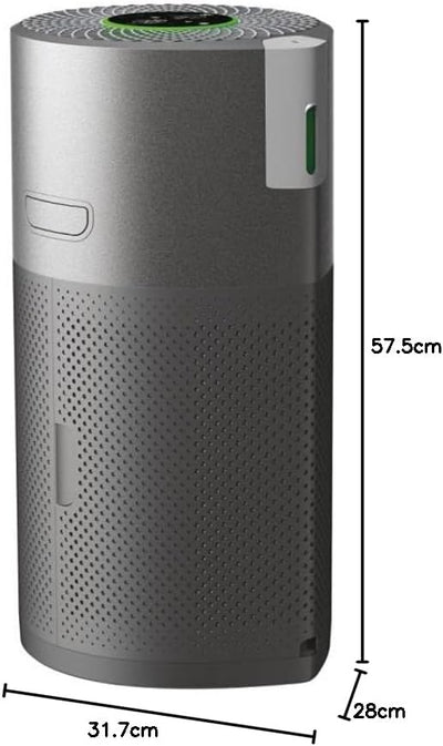 Hoover H-PURIFIER 500 Luftreiniger, HEPA-13-Filter, entfernt bis zu 99,97% der Allergene, Pollen & S