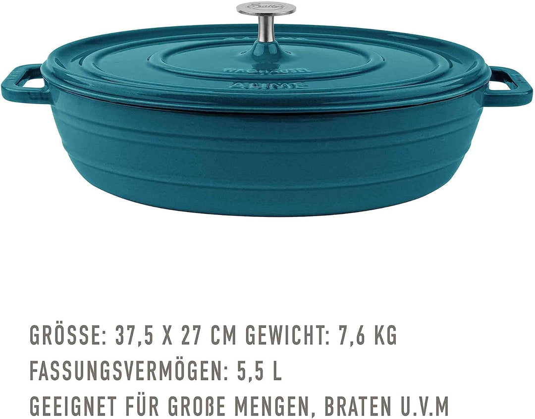 Sallys Gusseisenbräter Alime (Petrol), Petrol