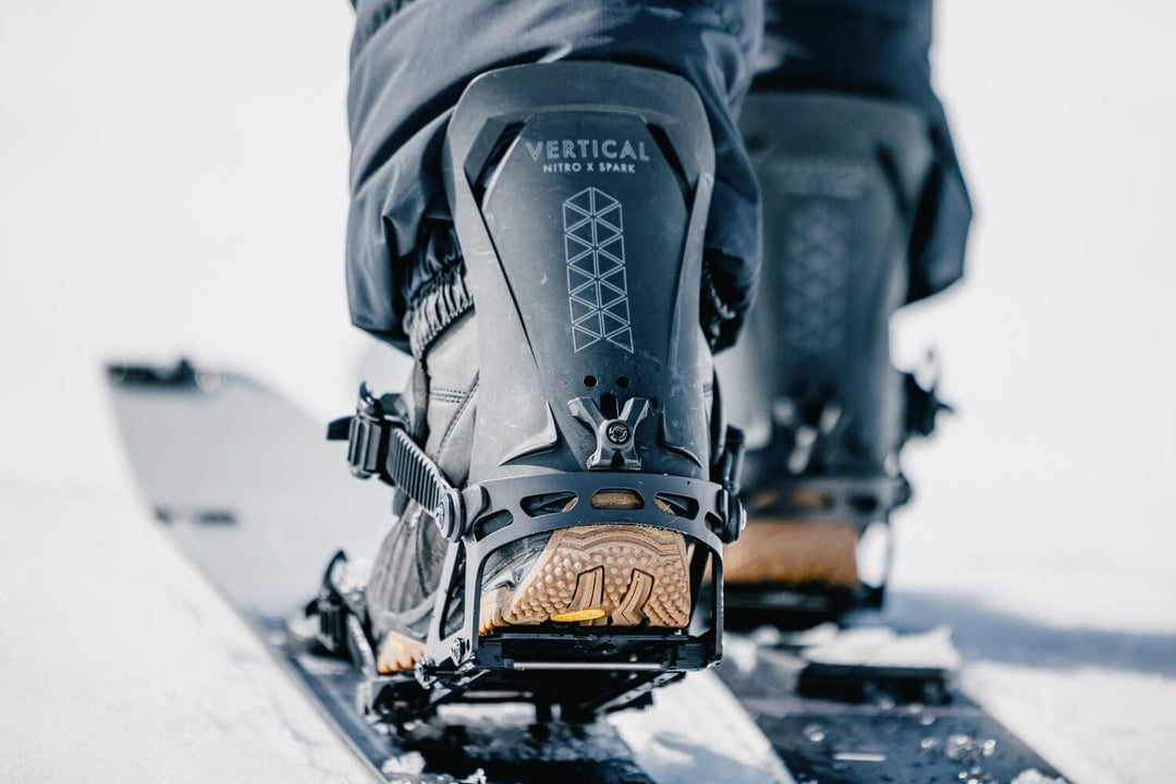 Nitro Snowboard Vertical '22 Premium Splitboardbindung Nitro X Spark Snowboardbindung L ULTRA BLACK,