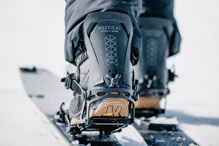 Nitro Snowboard Vertical '22 Premium Splitboardbindung Nitro X Spark Snowboardbindung L ULTRA BLACK,