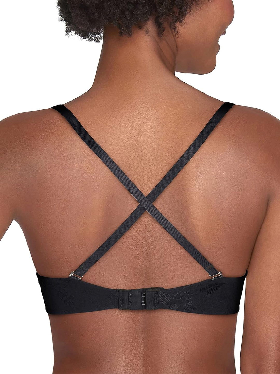 Vanity Fair Damen Push-Up-BH 85C Schwarzer Jacquard, 85C Schwarzer Jacquard