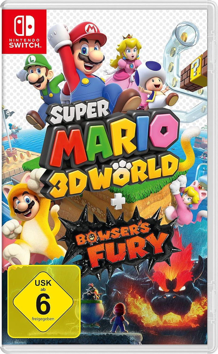 Nintendo Switch (OLED-Modell) Weiss + Super Mario 3D World + Bowser's Fury - [Nintendo Switch]