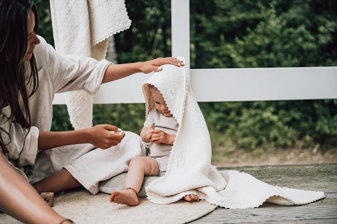 Koeka Baby Einschlagdecke - Für Babyschale - Für Wippe - Für Kinderwagen - Ideal Für Sommer - Elba -