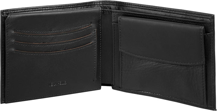 BAGAN Geldbörse Echt Leder schwarz Herren - 020880