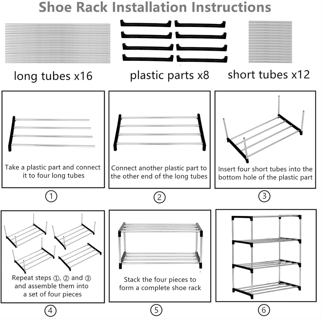 Stapelbares kleines Schuhregal, Eingangsbereich, Flur und Schrank, platzsparende Aufbewahrung und Or