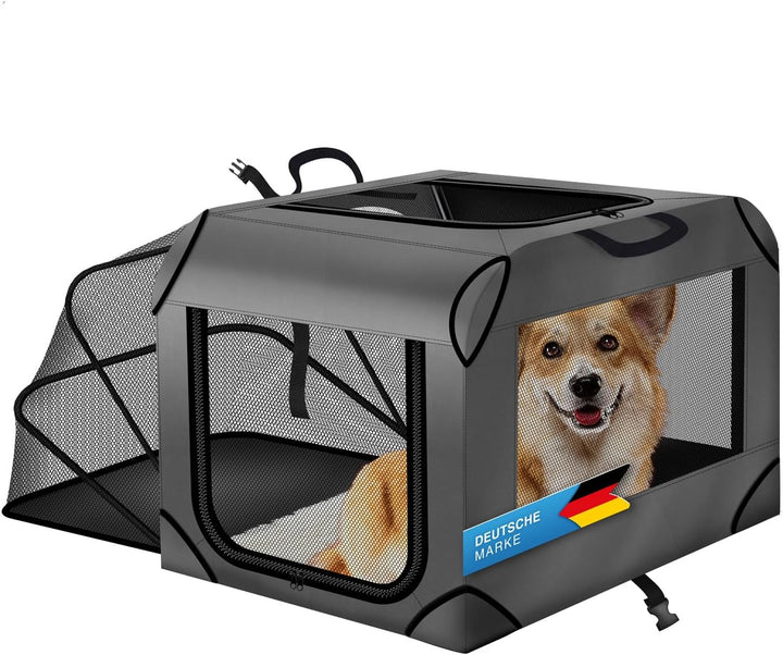 Hunde-Transportbox Tier Hundebox Transporttasche faltbar Hundetasche Haustier-Transport Atmungsaktiv