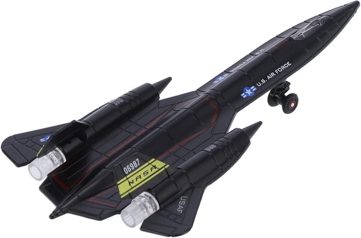 Zerodis SR71 Blackbird Aufklärungsflugzeug Modell, Kinder Jungen Legierung Kunststoff Flugzeug Model