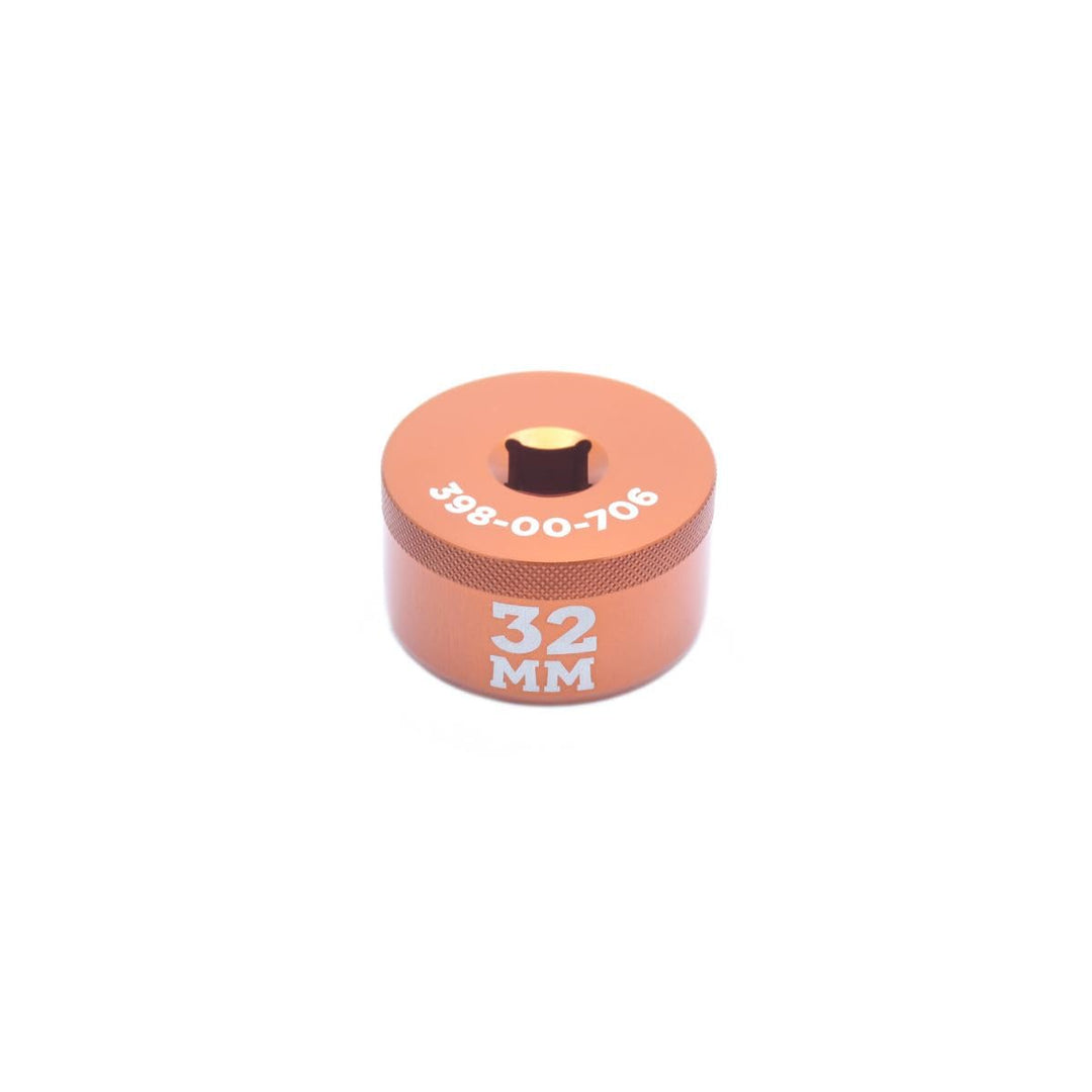Werkzeug: Gabelkappen-Stecknuss, 28 mm V2, 3/8-Antrieb Orange 28mm, 3/8 Drive, Orange 28mm, 3/8 Driv