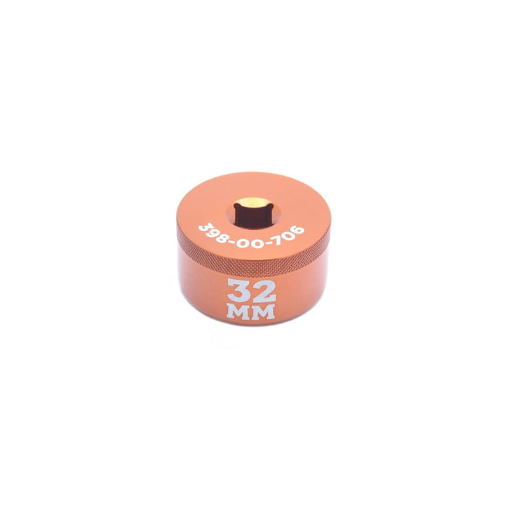 Werkzeug: Gabelkappen-Stecknuss, 28 mm V2, 3/8-Antrieb Orange 28mm, 3/8 Drive, Orange 28mm, 3/8 Driv
