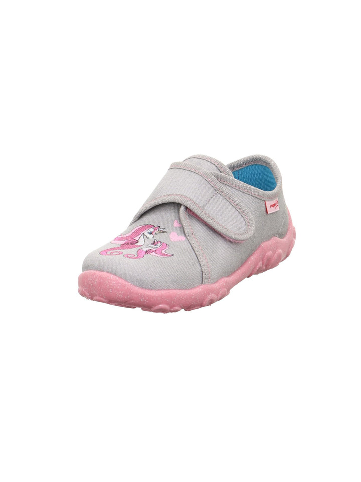 Superfit Mädchen Bonny Hausschuhe 23 EU Grau 2010, 23 EU Grau 2010