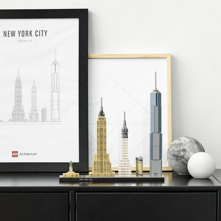 LEGO Architecture New York City Set, Skyline-Modellbausatz mit World Trade Center und Freiheitsstatu