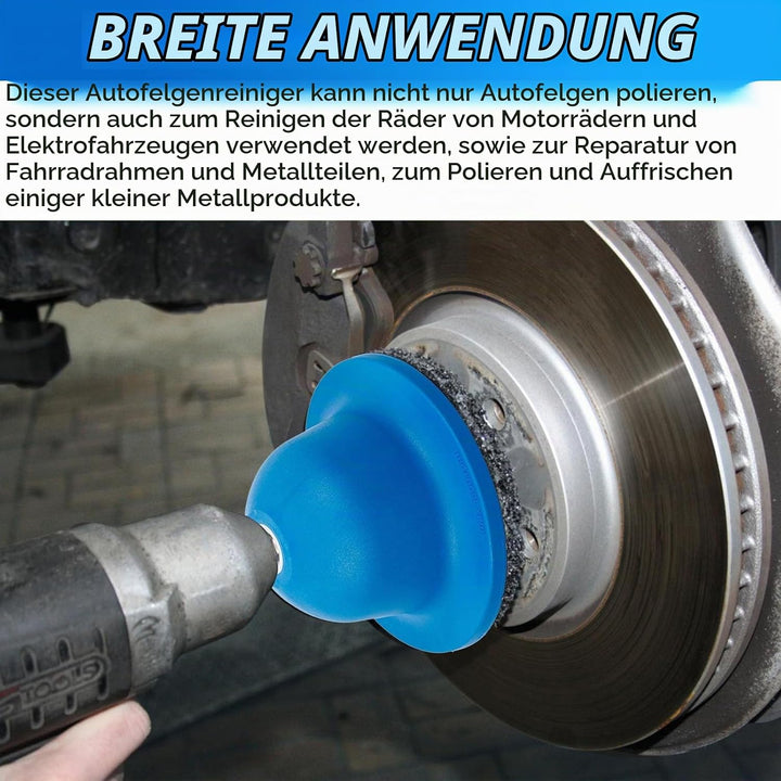 Ø 150 mm Radnabenschleifer, Innen Ø 90 mm Radnaben Bürste für Auto, Radnabenreiniger, Nabenschleifer