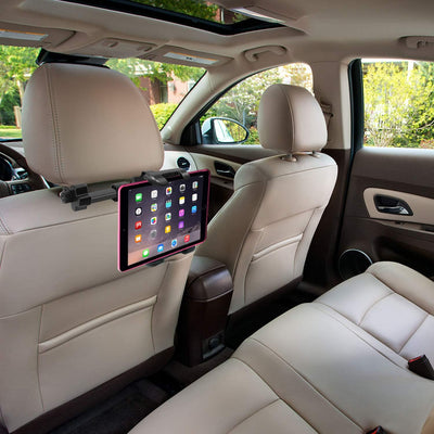 Macally HRMOUNTPRO-B, Kopfstützen Autohalterung für alle iPad & Tablet PCs, schwarz, bis 25 cm Breit