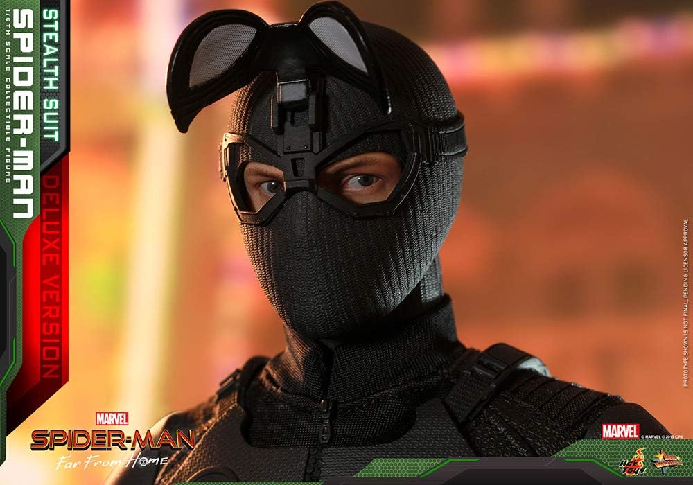 Hot Toys Far from Home Movie Masterpiece Spider-Man Stealth Suit Deluxe Mehrfarbig, 1:6, HT904858