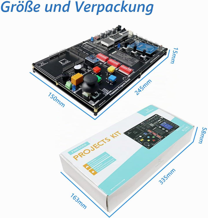 Freenove Projects Kit with Control Board V4 (Compatible with Arduino IDE), 238-Page Detailed Tutoria