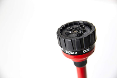 Orbit 58995 Pro Flo Bewässerungsstab mit Daumenkontrolle, 7 Muster, 35,6 cm, Rot, Schwarz Multipatte
