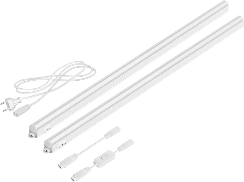 parlat LED Unterbau-Leuchten Rigel, je 87,3cm, mit Schalter, je 1002lm, warm-weiss, 2er Set 87,3cm /