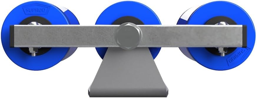SUPROD Kielrollenwippe, Slipwippe, Sliphilfe, Bootstrailer, Auffahrhilfe, RKKEZ-B-3-TPU blau, blau